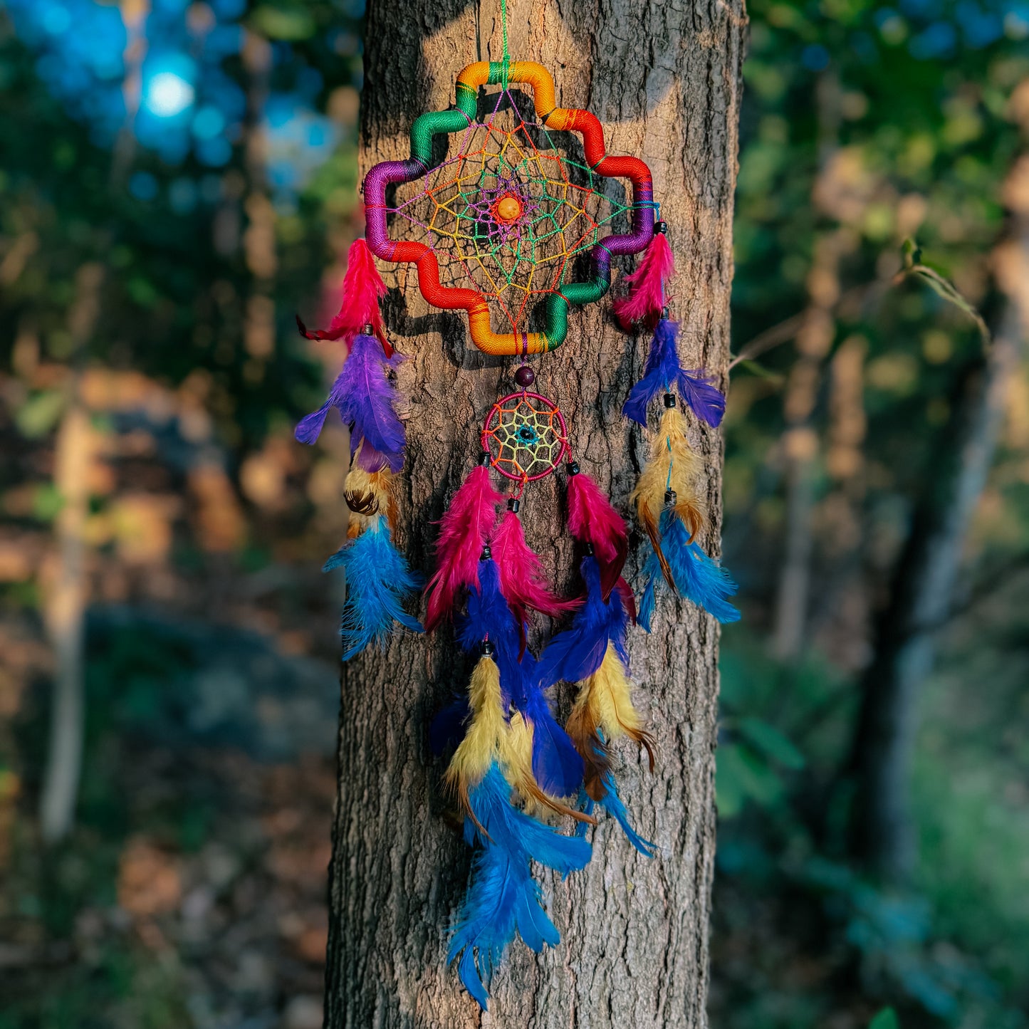 Handcrafted Chacana Dream Catcher