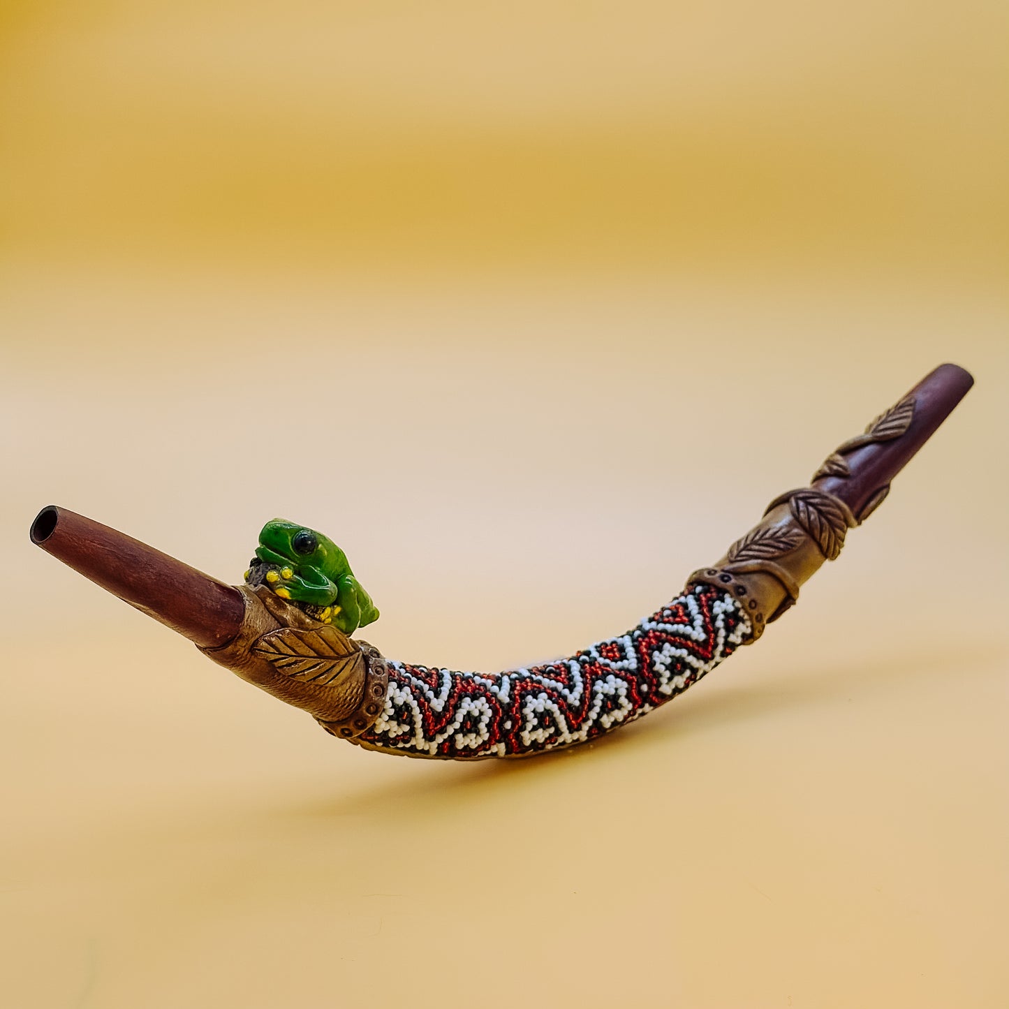 Shipibo Tepi - Frog & Red Black Beadwork