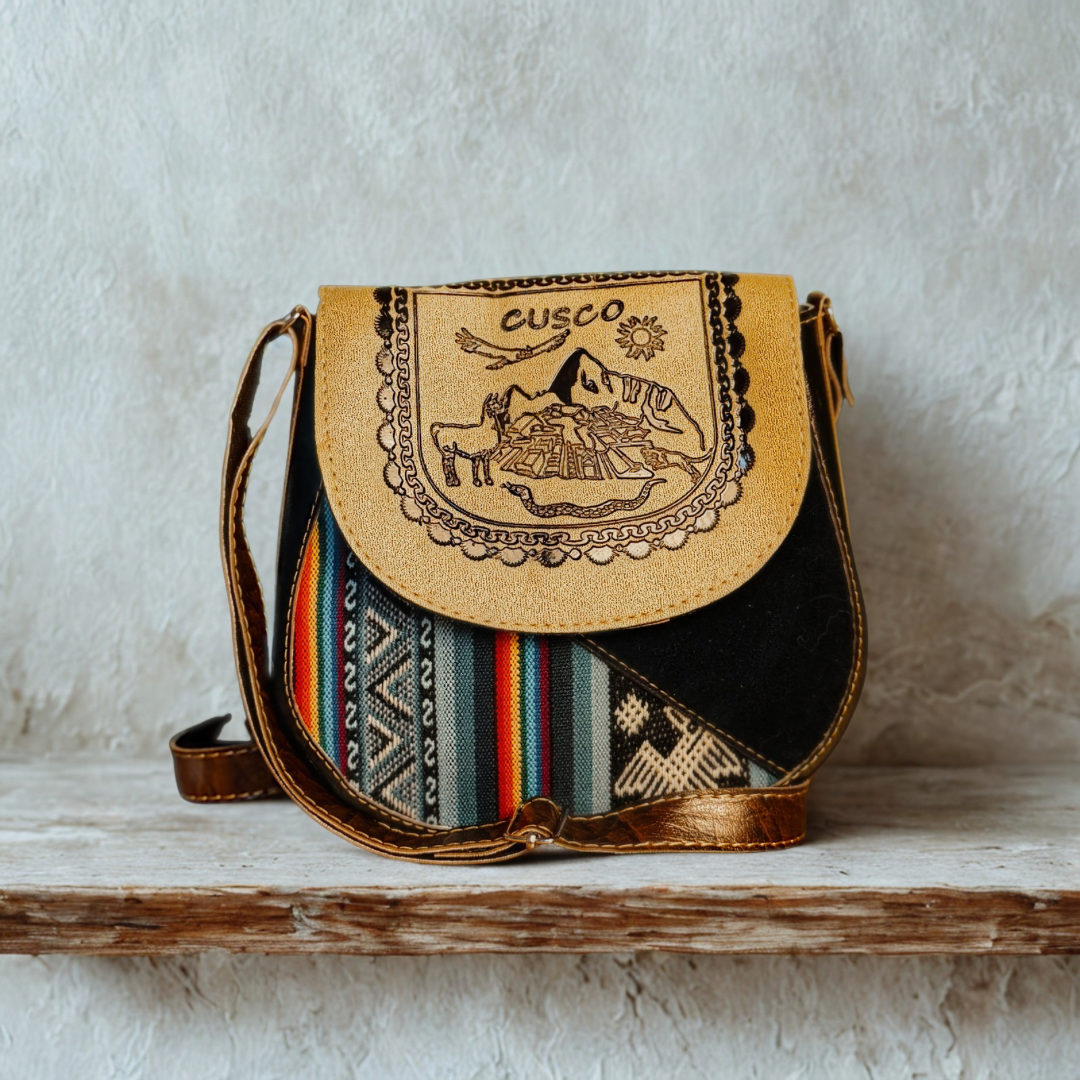 Cusco Crossbody Purse – Midnight Andes