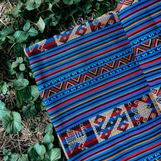 Andean Textile – Turquoise Sun