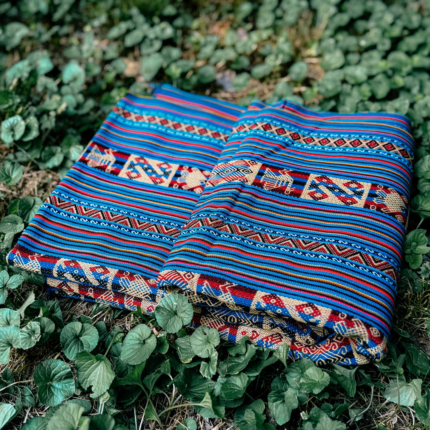 Andean Textile – Turquoise Sun