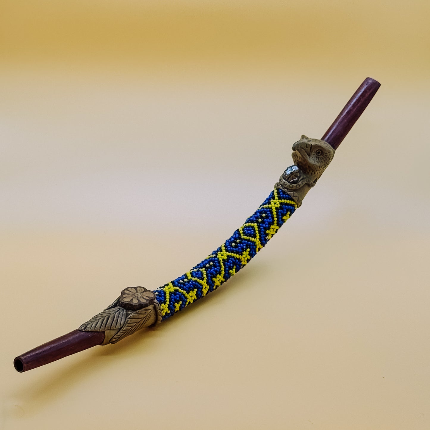 Shipibo Tepi - Lime Green Serpent Beadwork