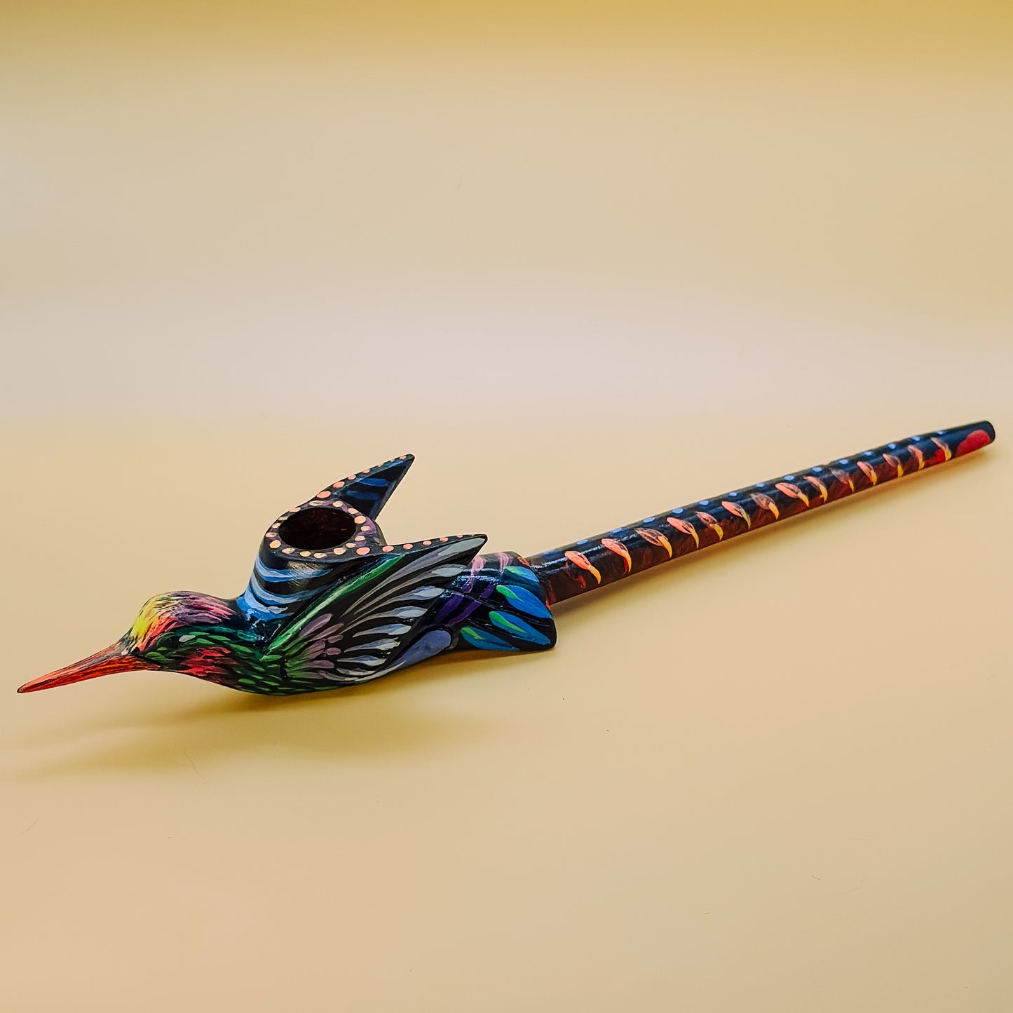 Shipibo Hummingbird Flight Prayer Pipe