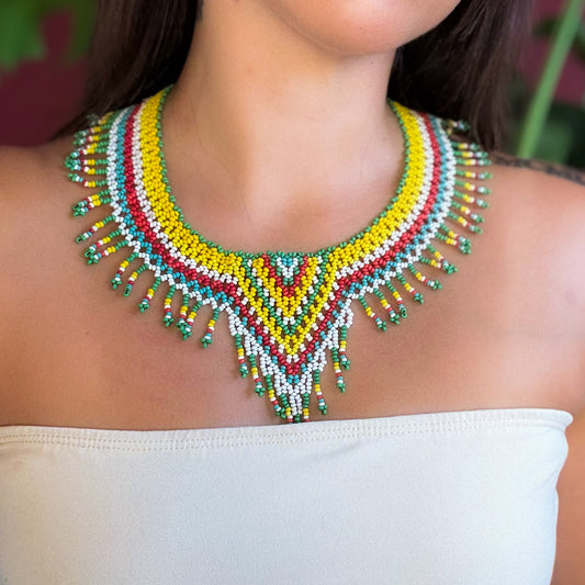 Huni Kuin Ceremonial Beaded Necklace
