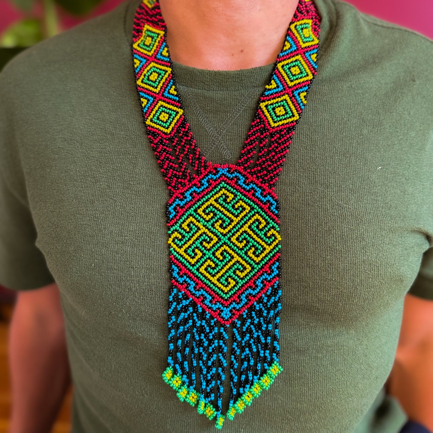 Huni Kuin Ceremonial Beaded Necklace
