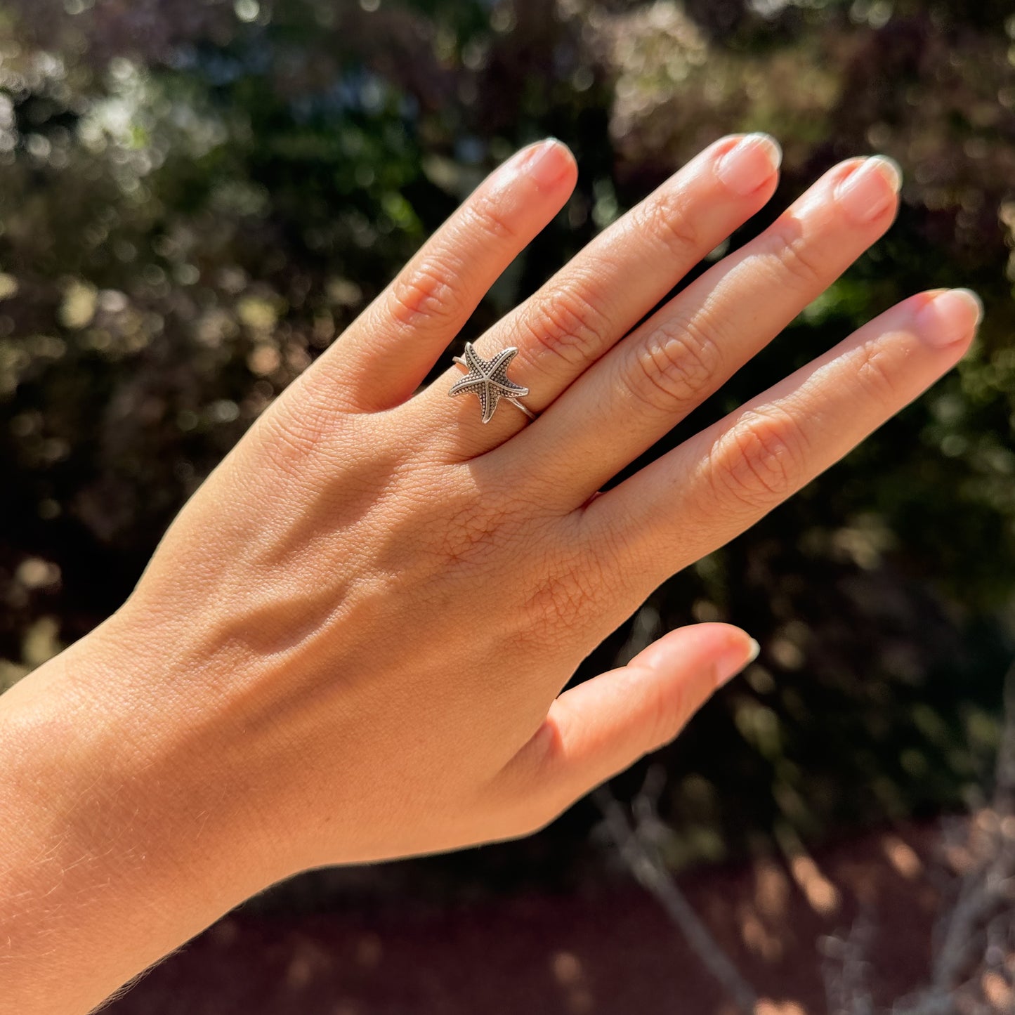 Sterling Silver Sea Star Ring