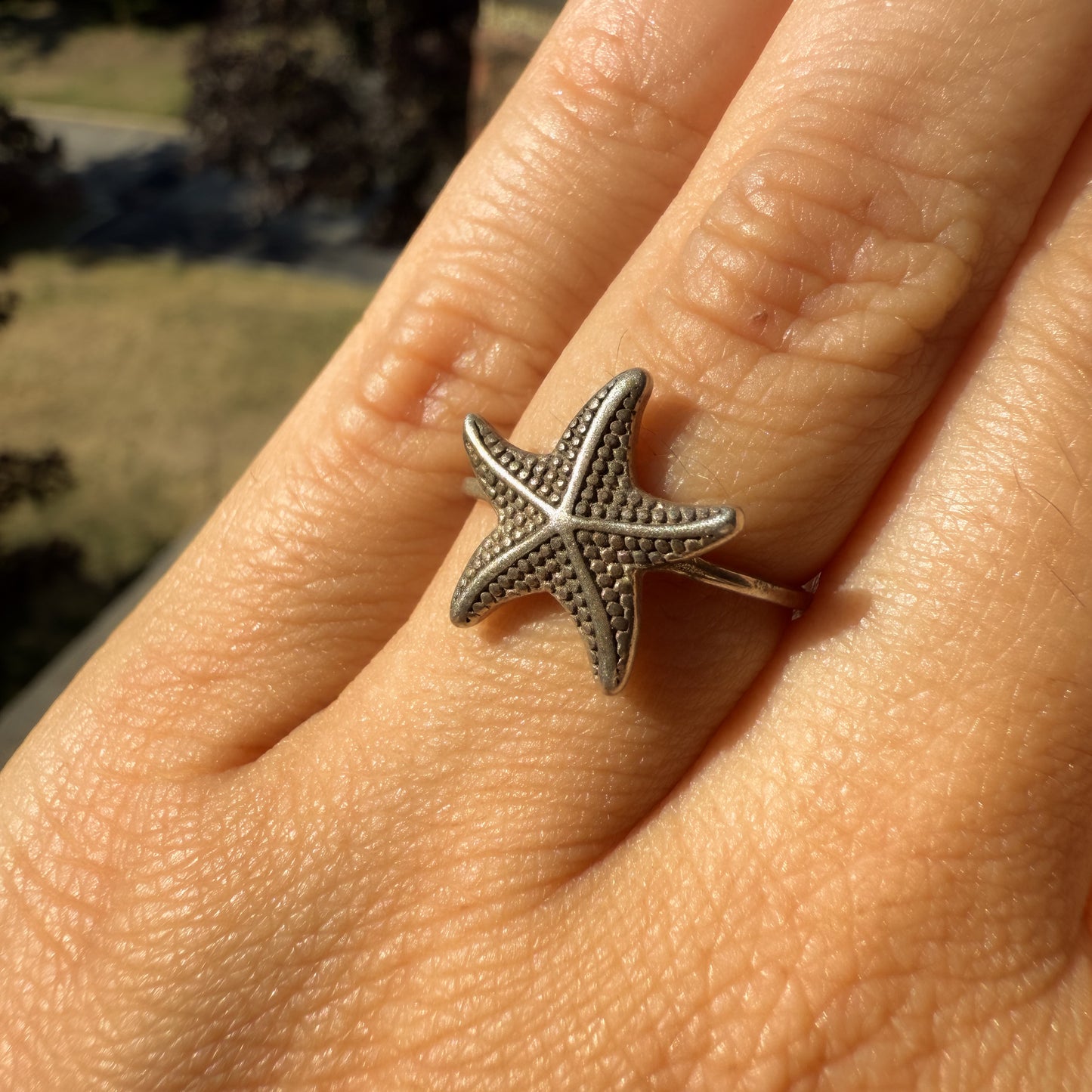 Sterling Silver Sea Star Ring