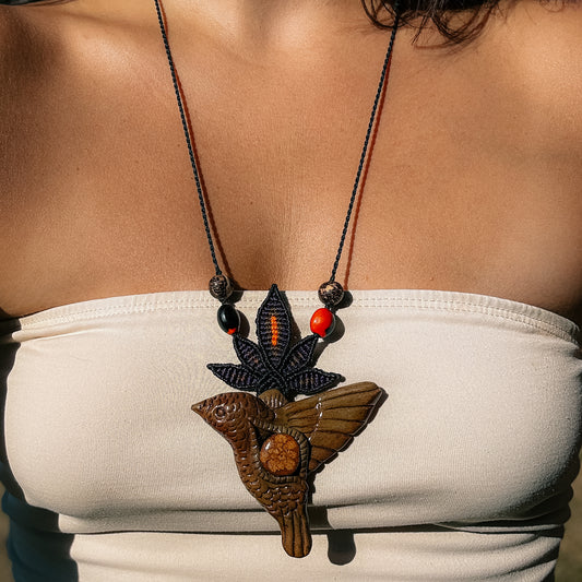 Amazonian Vine Necklace – Hummingbird Spirit