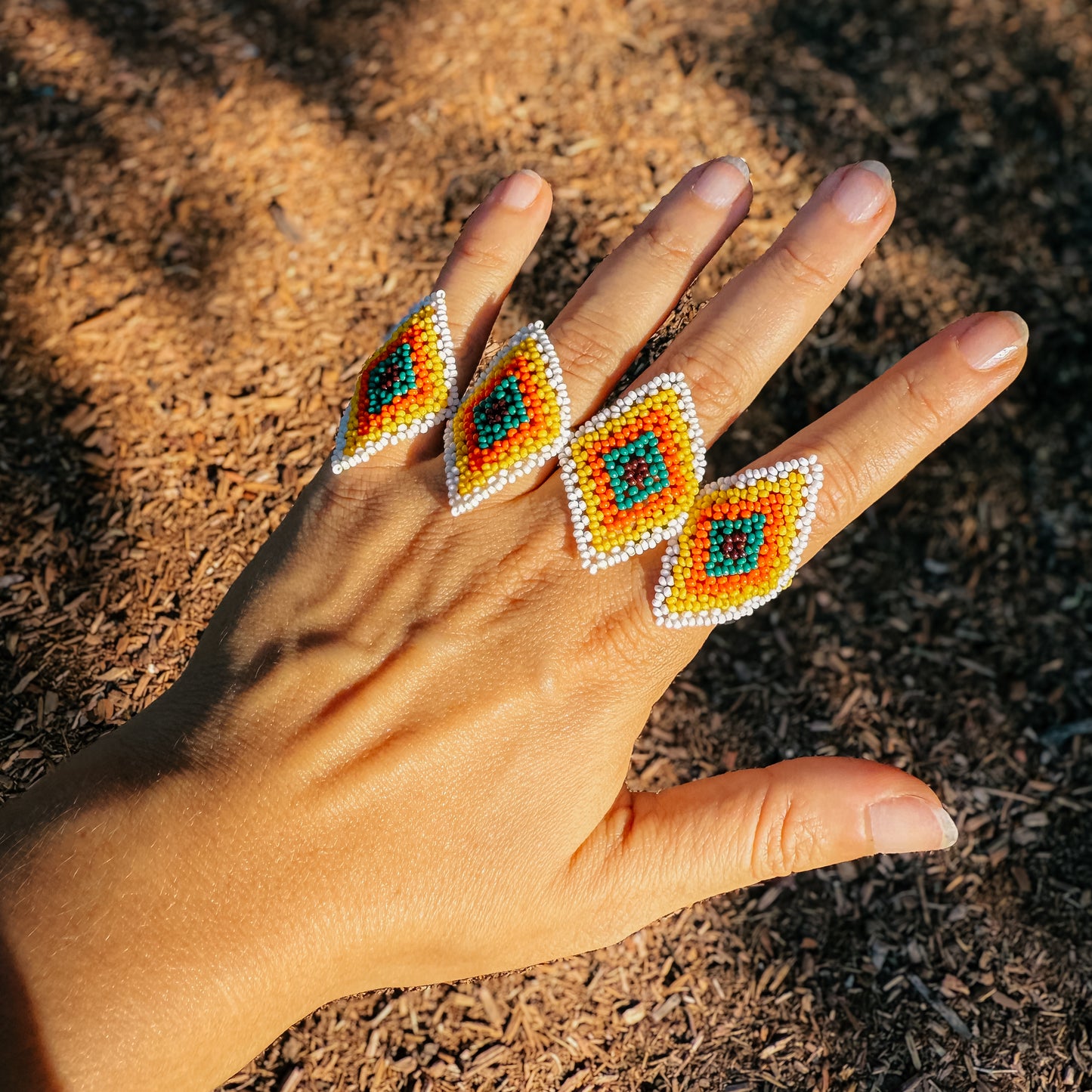 Huni Kuin Beaded Ring