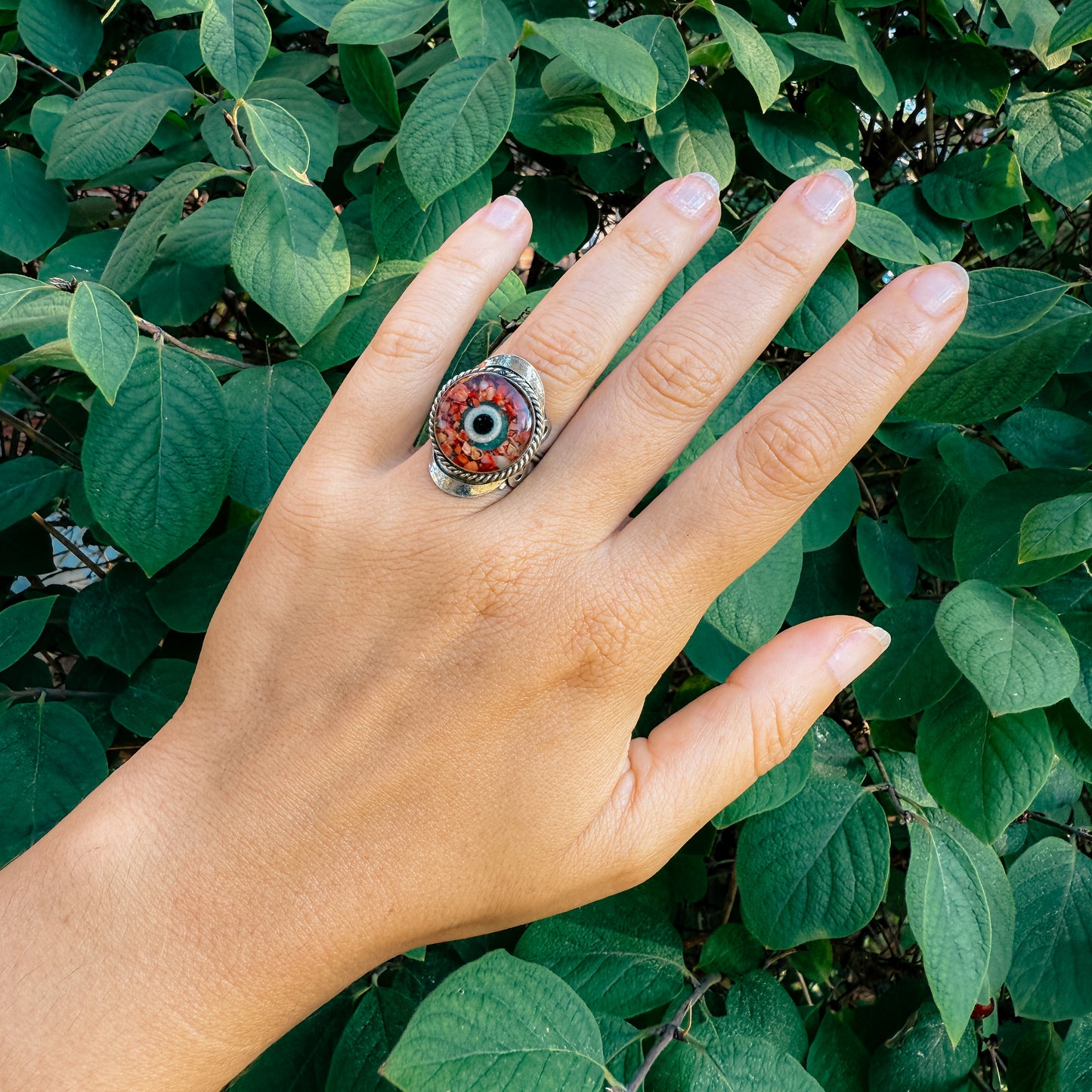 Sacred Valley Red Eye Ring