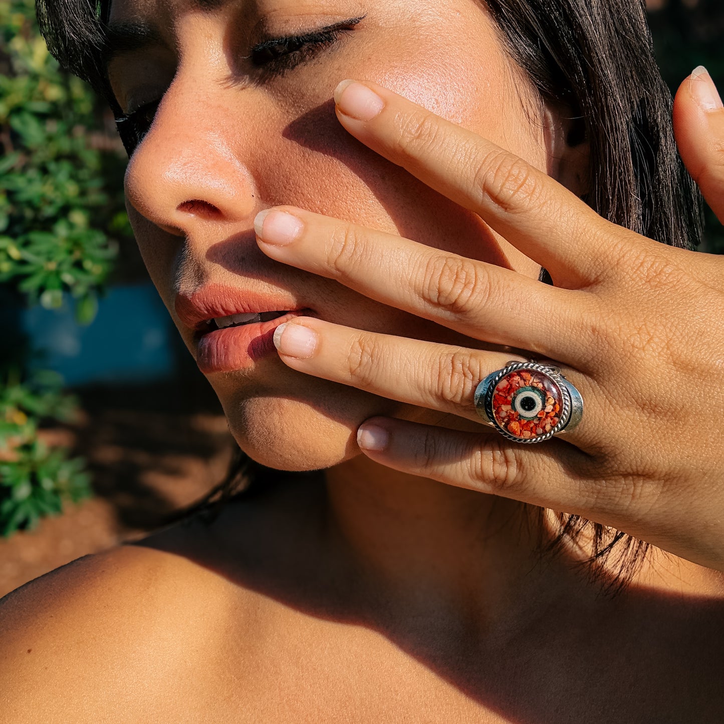 Sacred Valley Red Eye Ring