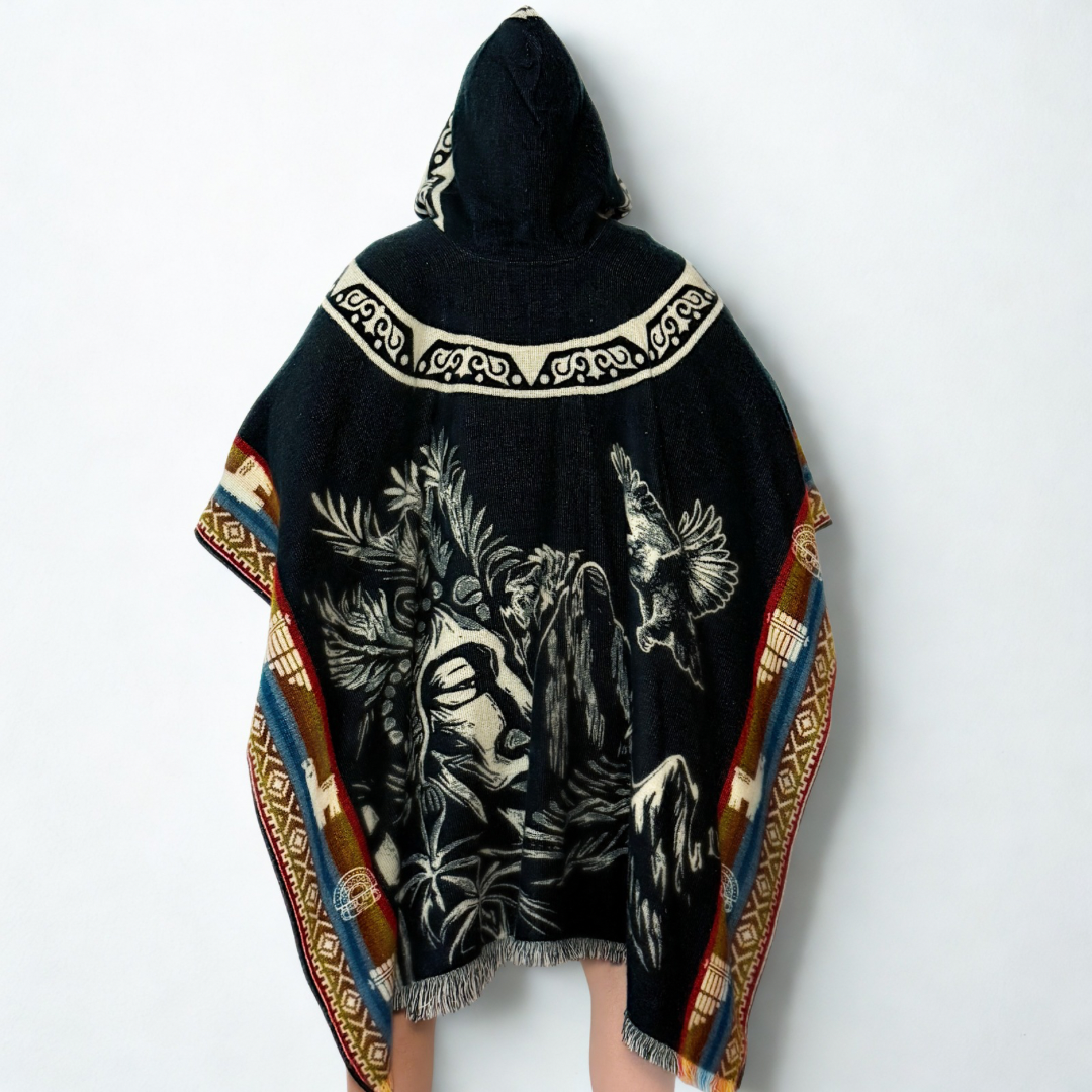 Hooded Poncho – Jungle Shaman