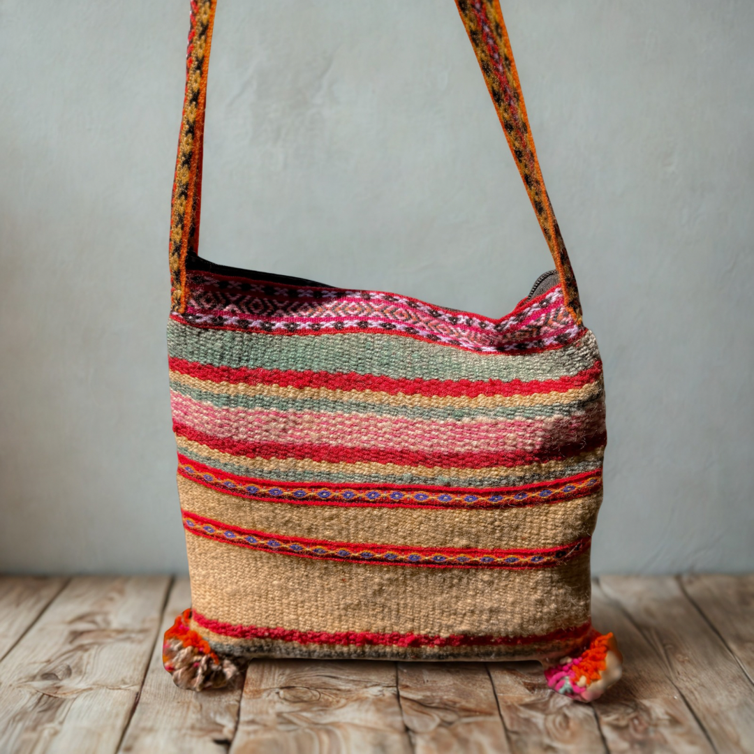 Peruvian Textile Purse – Andean Mosaic