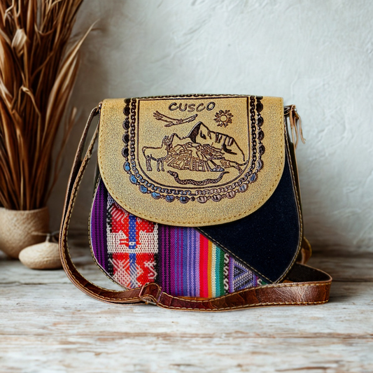 Cusco Crossbody Purse – Purple Highlands