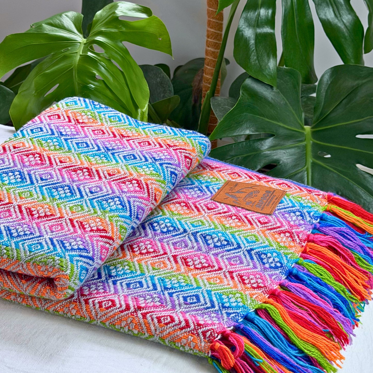 Andean Blanket No. 10 - weave detail